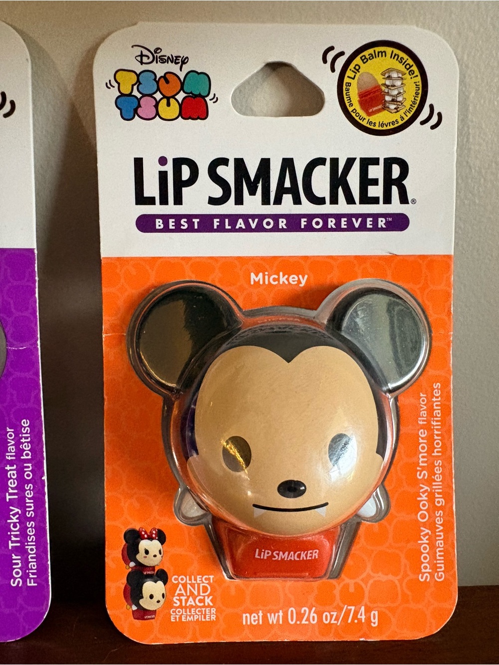 Disney Tsum Tsum Lip Smacker Halloween Mickey and Minnie New - Picture 4 of 6